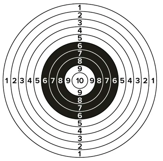 air rifle bullseye