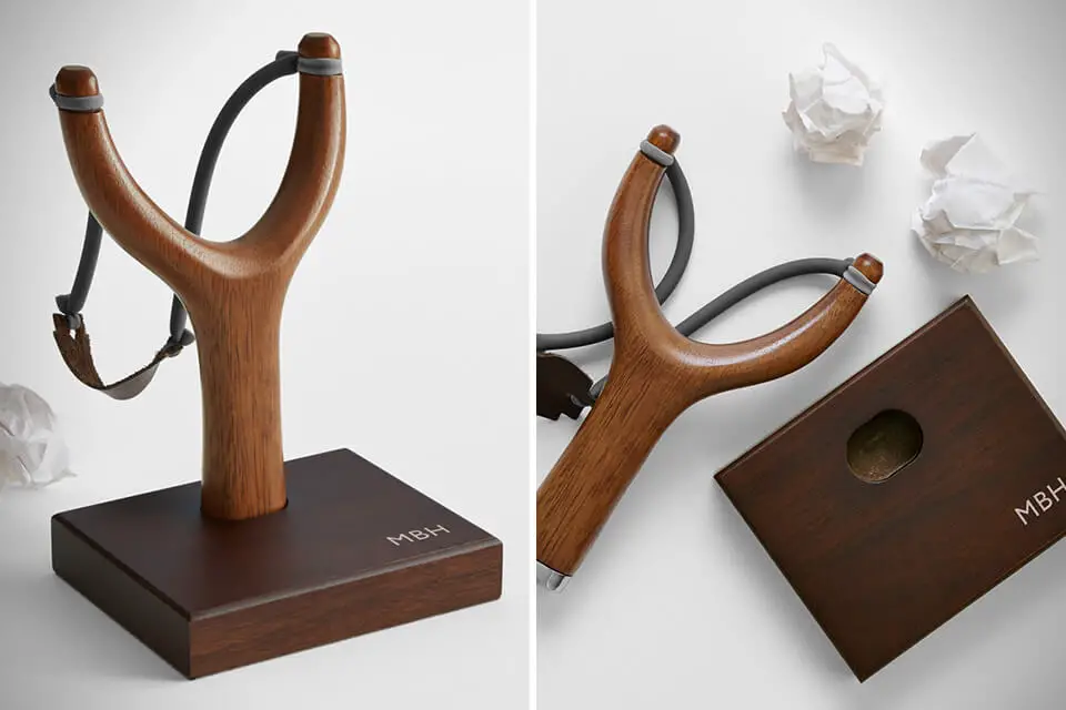 desktop wood slingshot is one of best father's day gifts