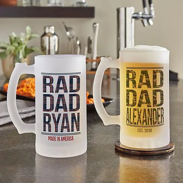 rad dad oversized beer mug