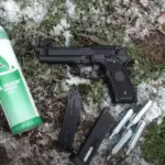 CO2 air gun with cartridges